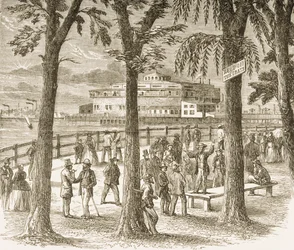 Castle Garden and Battery Park, New York
